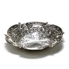 • reed & barton luxury stainless flatware patterns. Reed Barton Les Six Fleurs Sterling Bonbon Dish