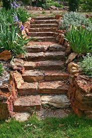 Jardins Escalier De Jardin Parement Pierre Exterieur Pierres Jardin