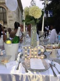My Table Decor Dinerenblanc Debdc15 Diner En Blanc White Party Theme Diner Table