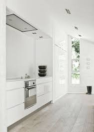45 Cozy Whitewashed Floors Decor Ideas Digsdigs Minimalist Kitchen Design White Galley Kitchens Minimalist Kitchen