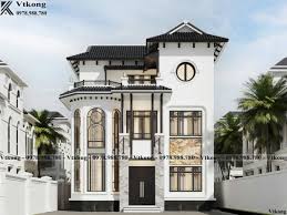 Siêu phẩm biệt thự 3 tầng sân vườn đẹp độc đáo BT3T031 - Vtkong