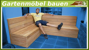 Sitzecke garten design mauer modern haus sitzecken garten gartenbank holz. Gartenmobel Aus Holz Bauen Sitzbank Fur Terrasse Selber Bauen Diy Youtube