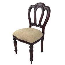 Never miss new arrivals that match exactly what you're looking for! Solid Mahogany Wood Admiralty Upholstered Dining Chair Antique Reproduction Style