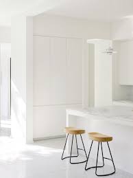 White kitchens are not necessarly 100% white. Best 59 Modern Kitchen White Cabinets Porcelain Tile Floors Design Dwell