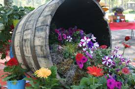 Wildly Whimsical Barrel Planter Ideas Garden Lovers Club Spiller plants, which trail over the side of the container, help soften the edges and create a more finished, professional look to your mini flower garden.