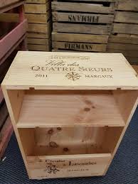 Reclaimed French Wooden Wine Box Bedside Table Bespoke Handmade In 2020 Wooden Wine Boxes Wine Box Wine Crate Furniture
