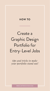 How To Create A Graphic Design Portfolio For Entry Level Jobs With Images Graphic Design Portfolio Layout Portfolio Design Learning Graphic Design