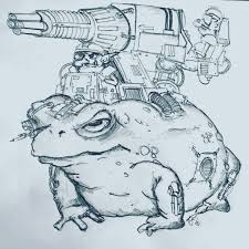 Cyborg Battle Toad In 2021 Art Geek Art Animal Art
