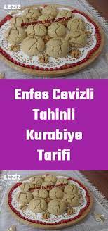 enfes cevizli tahinli kurabiye tarifi leziz yemeklerim yemek tarifi kurabiye kurabiye tarifleri leziz yemek