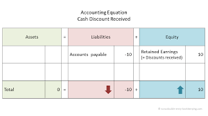 Our financial statement template allows you full access to the excel file to change the line item. Cash Discount Received Double Entry Bookkeeping