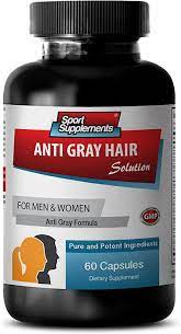 Vitamin b6 is used by the hair follicles to optimize their usage of cystine as a building material used to construct hair strands. Amazon Com Biotin For Hair Loss Women Anti Gray Hair Natural Formula For Men And Women Vitamin B6 Supplement And Biotin 1 Bottle 60 Capsules Health Personal Care