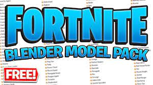 How to make 3d fortnite thumbnails in blender better than sfm. Free Fortnite Blender Model Pack 500 Models Youtube