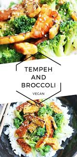 Maybe you would like to learn more about one of these? Vegan Tempeh And Broccoli With Rice Cheap And Cheerful Cooking Tempeh Recipes Healthy Tempeh Recipes Vegan Beef Recipes