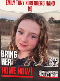 While a deal has been reached between Israel and Hamas, partly involving  the release of 50 hostages held in Gaza, there is still no clarity if the  9-year-old Irish-Israeli girl Emily Hand