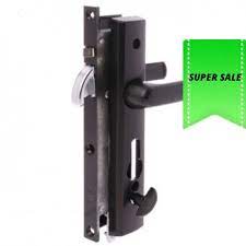 This should slide the deadbolt into place. Austral Ultimate Security Door Lock No Cylinder