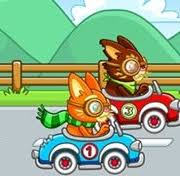 Use the catapult to fire the cats onto the shelves according to the number sequence instructions. Addition 1 To 10 Math Kitten Race Game