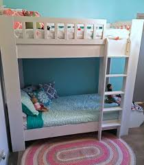 These painted bunk beds were updated not only with spray paint,. 12 Diy Bunk Bed Plans You Can Really Make Homenish