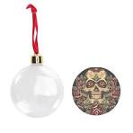 Dia de los Muertos bloem schedel ornament roze Calaveras ...