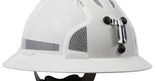 Jsp Evolution 6161mcr2 Deluxe Full Brim Reflective Mining Hard Hat Wheel Ratchet Suspension White Hard Hats Hard Hat Hats