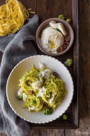 italians pasta and a plate of tagliatelle with romanesco broccoli juls kitchen recipe romanesco broccoli tagliatelle pasta