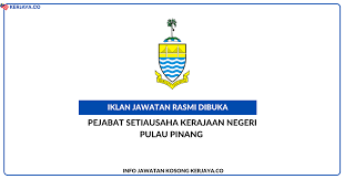 The objectives are to ensure the formulation and implementation of strategic policies and development programs implemented consistently for the business vision and mission the vision and mission for pejabat setiausaha kerajaan pulau pinang are to become a. Jawatan Kosong Terkini Pejabat Setiausaha Kerajaan Negeri Pulau Pinang Kerja Kosong Kerajaan Swasta