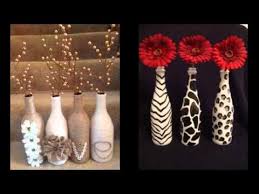 But the décor was not to our taste. Homemade Diy Glass Bottle Art Pics For Home Decor Ideas Easy Home Decor Ideas Youtube