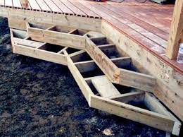 Stairs Wrap Around Stringer Stairs Deck Stairs Deck Stair Railing Deck Steps