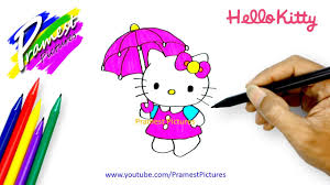 Mewarnai gambar hello kitty lucu di taman bermain mewarnai gambar via. Hello Kitty 2 Cara Menggambar Dan Mewarnai Gambar Kartun Untuk Anak Youtube