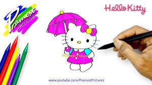 Klik kanan simpan kartun langsung bisa digunakan! Hello Kitty 2 Cara Menggambar Dan Mewarnai Gambar Kartun Untuk Anak Youtube
