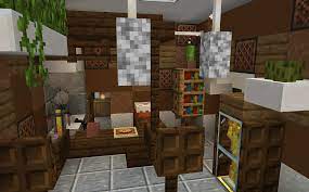 A simple cafe interior thoughts minecraft. A Coffee Cafe Minecraft
