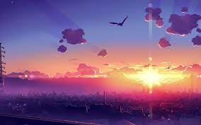 This collection includes popular backgrounds of animes like one piece, my hero academia, fairy tail and many more! Anime Sunset Wallpapers Wallpaper Cave