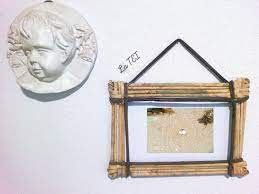 Cornice Per Foto Fai Da Te Con Cannucce Di Carta Riciclo Di Giornali Un Lavoretto Da Fare Con I Bambini Per La Festa Dei Cornici Cornice Fai Da Te Fai Da
