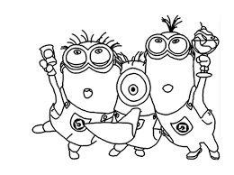 coloriage de minions pour enfants coloriages voitures livre couleur