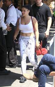 Ariel Winter In Crop Top And Tights 14 Gotceleb