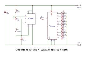 Are electrical electronic or mechanical devices designed to interrupt or divert the flow of electric current or other signals in an electrical circuit. Led Chaser Circuit With Pcb Layout Running Lights Eleccircuit Com Circuit Led Electrical Circuit Diagram