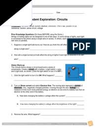Answers to grade 9 circuits gizmos. Circuits Se Series And Parallel Circuits Electric Current