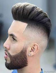 Easy Best Men S Hairstyles Ideas You Need To Try In 2018 With Images Pompadour Fade Pompadour Hairstyle Skin Fade Pompadour