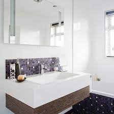 For an out of the box look, you could play with some irregular patterns and motifs and choose colors like blue and turquoise to give your bathroom a truly refreshing mosaic look. Modern Bathroom With Mosaic Tiles Bathroom Designs Mosaic Tiles Ideal Home Bathroom Tile Designs Modern Bathroom Mosaic Bathroom Tile