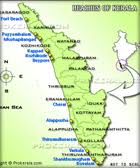 Out of the 60 species of fishes pampa river is one of the longest rivers in kerala. Kerala Map Travel Amp Reference Maps Of Kerala Kerala Map For Download