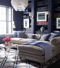Can You Believe It S Horchow Blue Living Room Interior Home Living Room