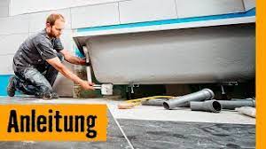 Stahl oder sanitäracryl gefallen, sollten sie sich folgendes. Badewanne Einbauen Auf Wannenfussen Hornbach Meisterschmiede Youtube