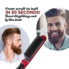 Main Features This Hair Straightening Styler Is A Hair Styling Tool That Will Both Comb And Straighte Beard Straightening Straightening Brush Hair Straightener