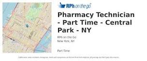 Rph On The Go Pharmacy Technician Central Park Ny Job New York