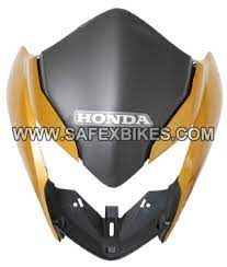 Honda twister black headlight visor. Front Fairing Visor Twister Set Of 3 Oe Motorcycle Parts For Honda Twister