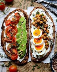 Avocado toast, scrambled eggs and arugula, healthy pancakes, and more healthy stuff. 4 Simple Healthy Toast Recipe For Breakfast Melody Jacob