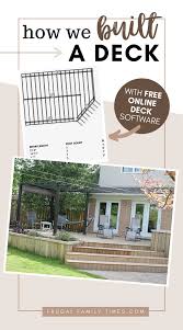 Breathe new life into your bathroom. We Built A Deck Free Online Deck Designer Software Frugal Family Times
