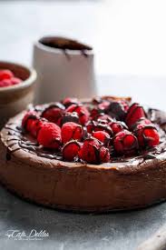 White chocolate & berry pudding. Chocolate Raspberry Cheesecake Low Carb Low Fat Cafe Delites