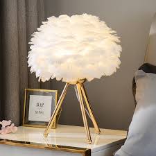 Ikea bedside lamps page 1 line 17qq com. Princess Ins Feather Table Lamp Wedding Ikea Girl Heart Decoration Bedroom Bedside Creative Livin Shopee Philippines