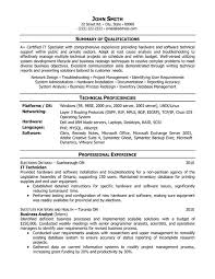 Browse our database of 1,500+ resume examples and samples written by real professionals who browse resume examples for it jobs. It Technician Resume Sample Template