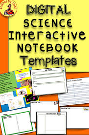 Digital Science Notebook Template Google Slides With Student Examples Rubric Digital Science Interactive Science Notebook Science Notebook
